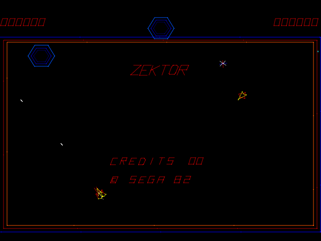Zektor (revision B) Title Screen